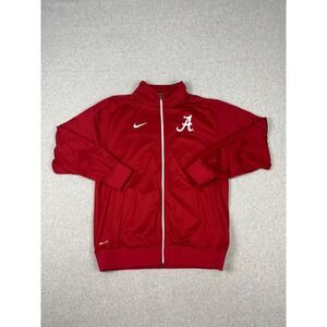 University Of Alabama Crimson Tide Jacket Mens L Res Nike Dri Fit Full Zip